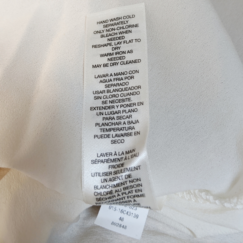 CHICO'S Copper Mesh over Polyester Shell Sz 2... - Picture 15 of 16